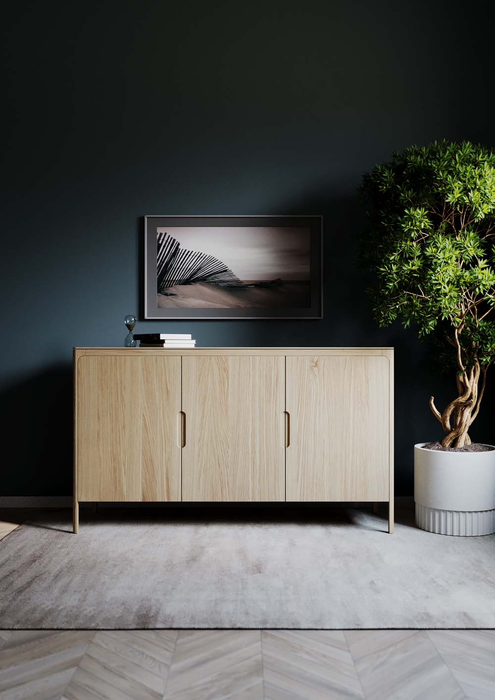 Como Highboard 3 Doors