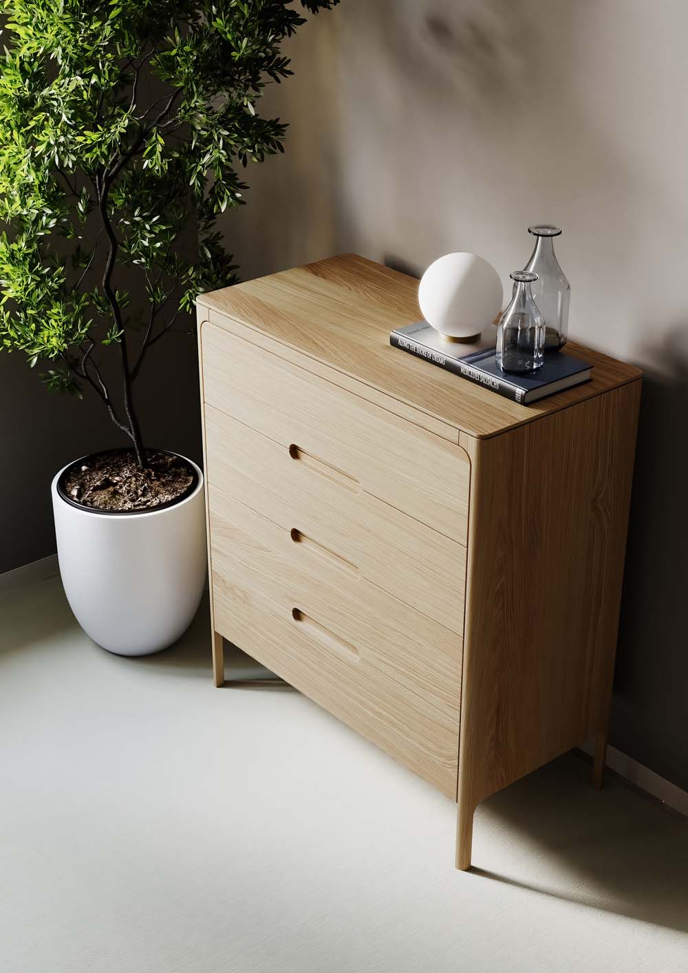 Como Highboard 4 Drawers